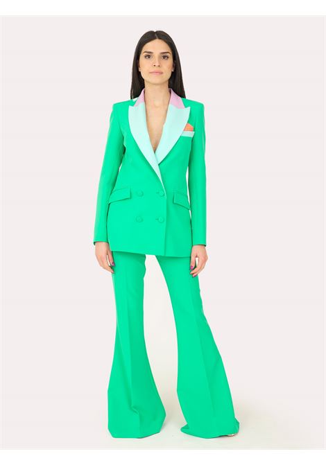  HEBE STUDIO | Blazer | H223-BIBZ MFNGREEN/CIEL/LILLA